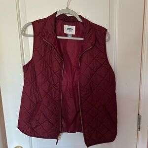Old Navy Maroon Vest M